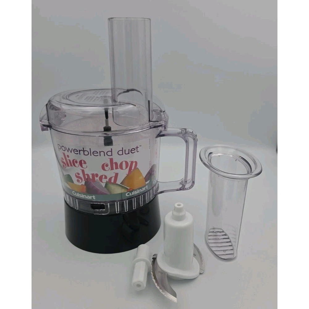 New Cuisinart Powerblend Duet Food Process Base Bowl, Blade & Lid AFP-7 CBFP-10